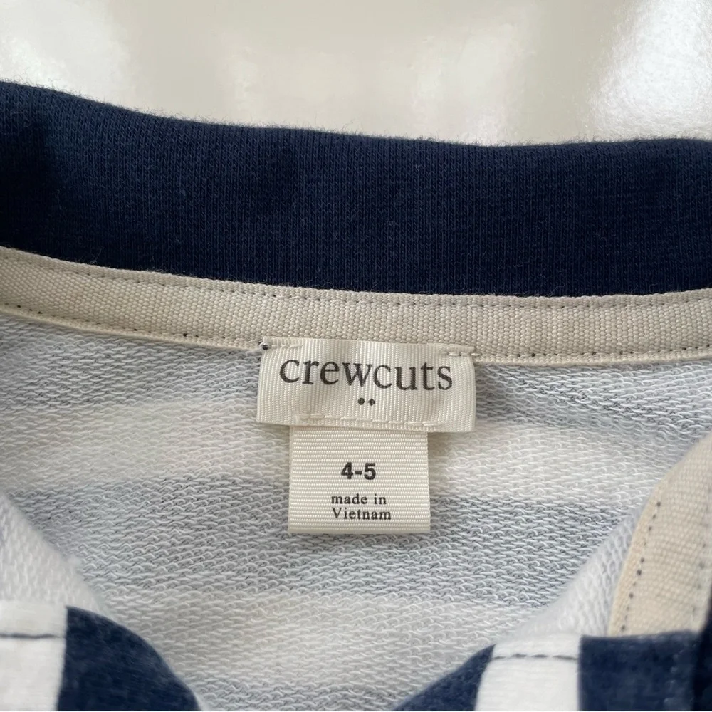 J.Crew Crewcuts Girls Navy White Striped Jeans Outfit LOT OF TWO Size XS, 4/5